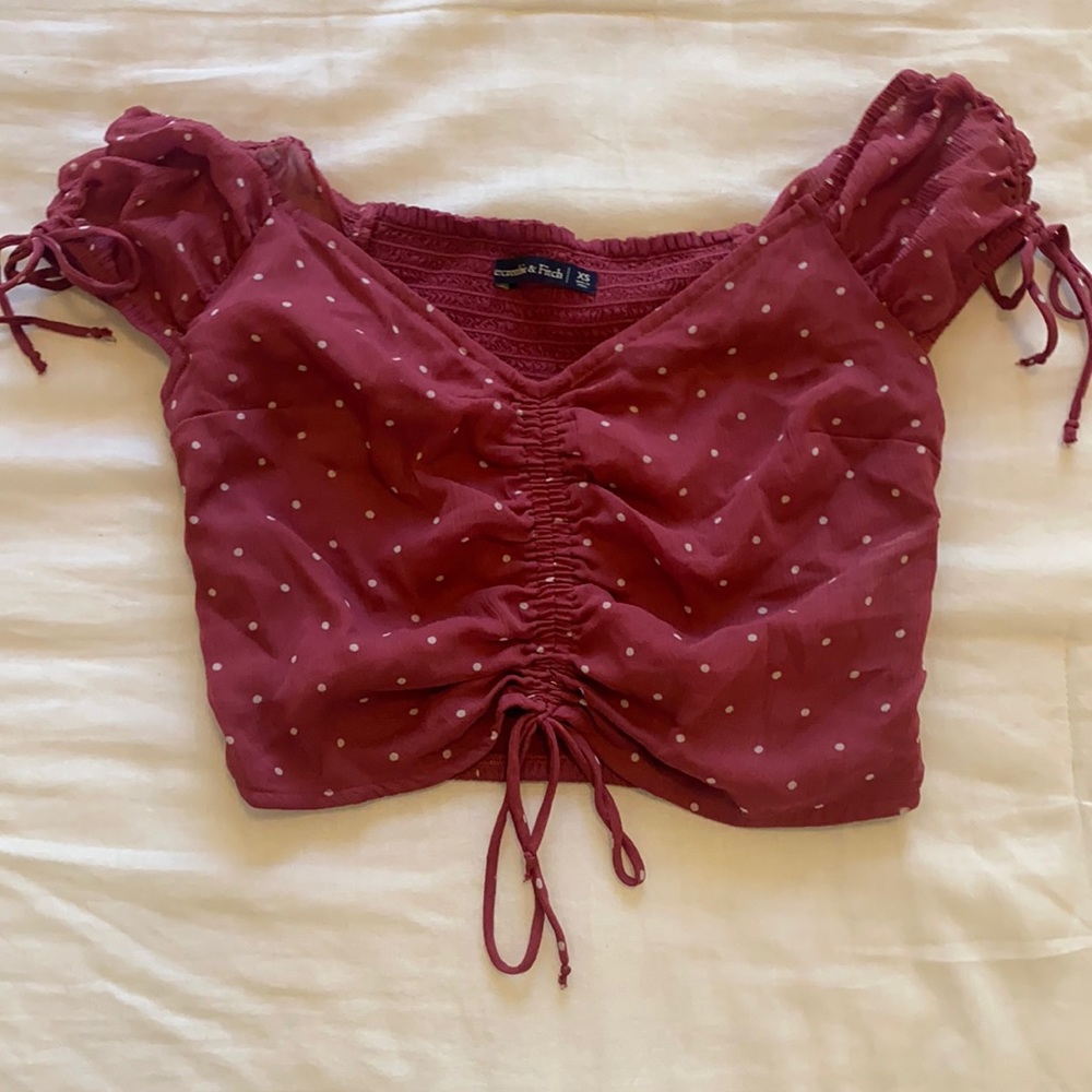 Pink crop top
